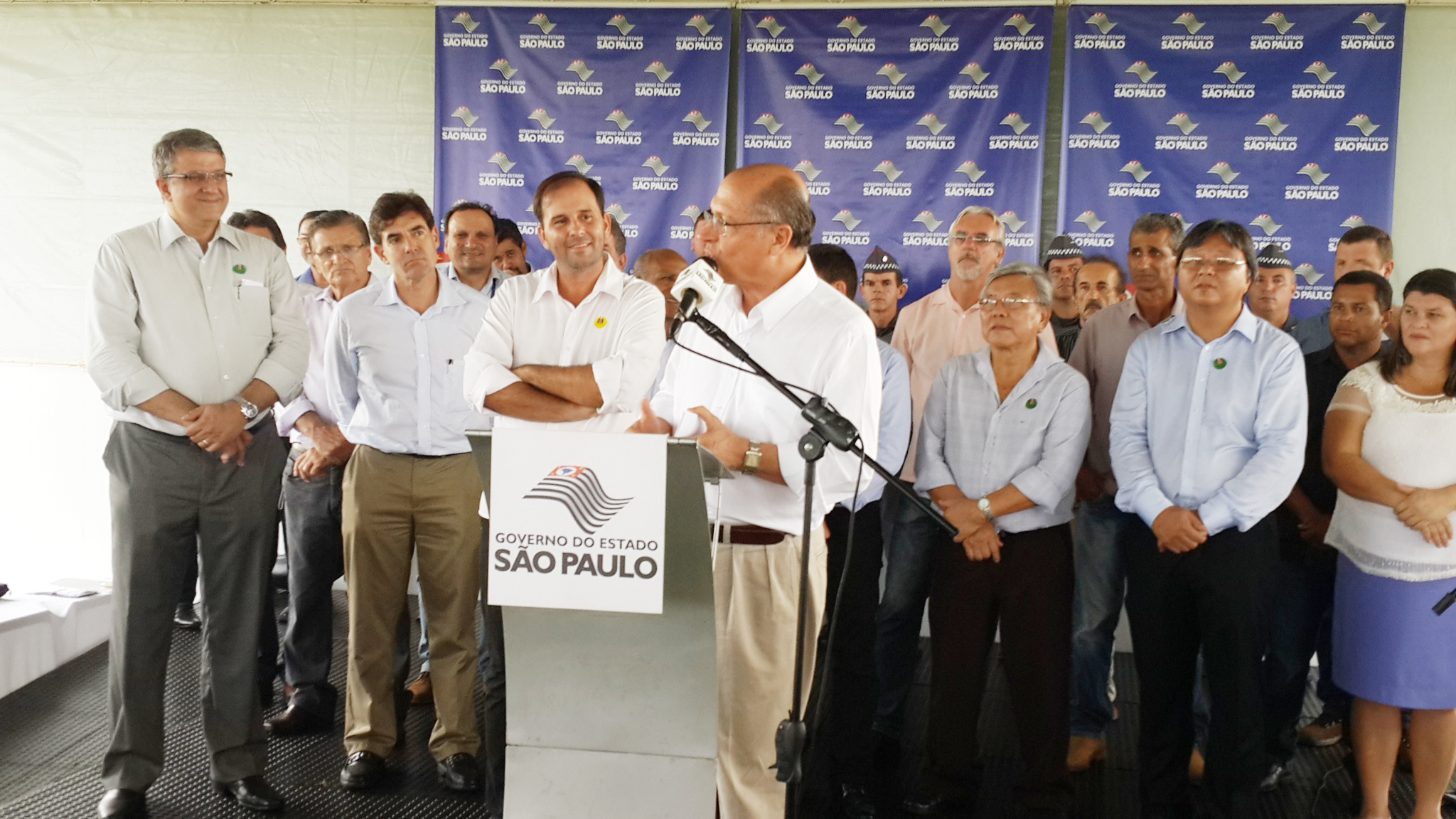 Jairão e vereadores acompanham visita do Governador a Região de Marília