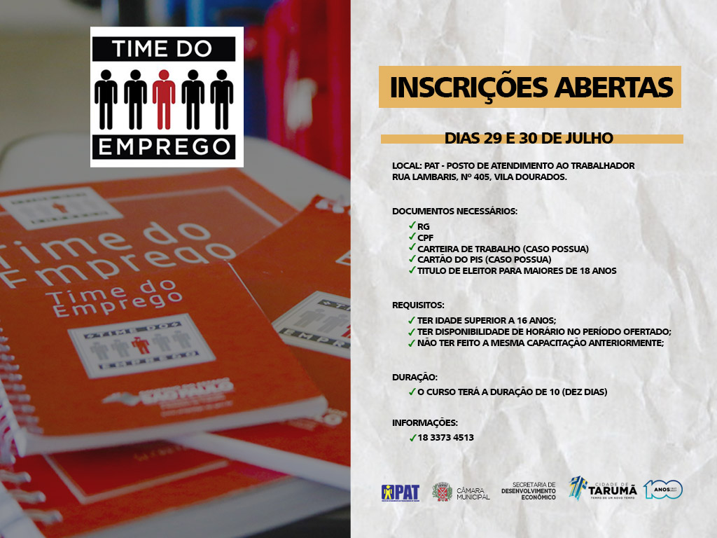 timedoempregoinscricoes2019