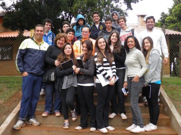 Visita alunos de são paulo